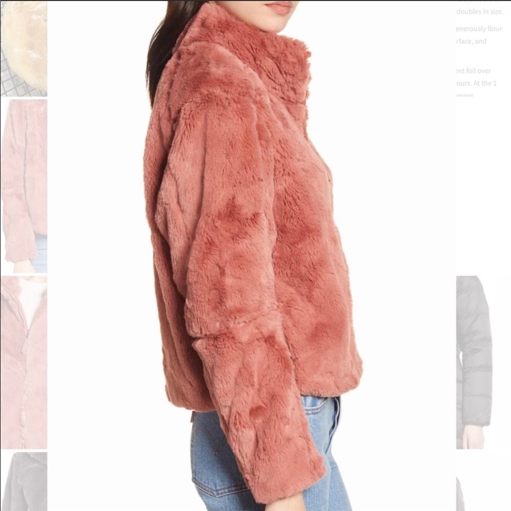 Patagonia Lunar Frost faux fur zip jacket coat - Picture 5 of 8